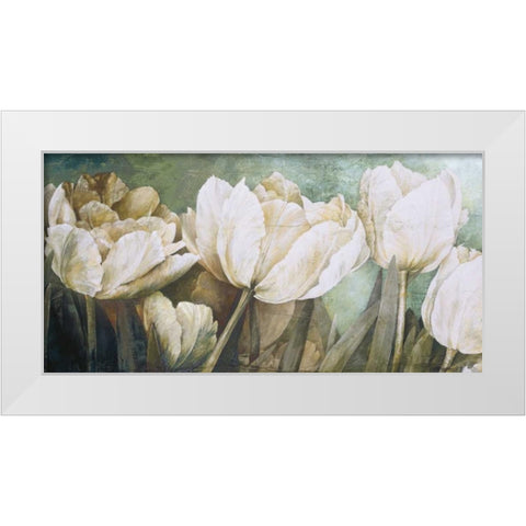 Taste of Summer White Modern Wood Framed Art Print by Thompson, Linda