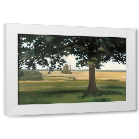 Hidden Pasture White Modern Wood Framed Art Print by Lightell, Megan