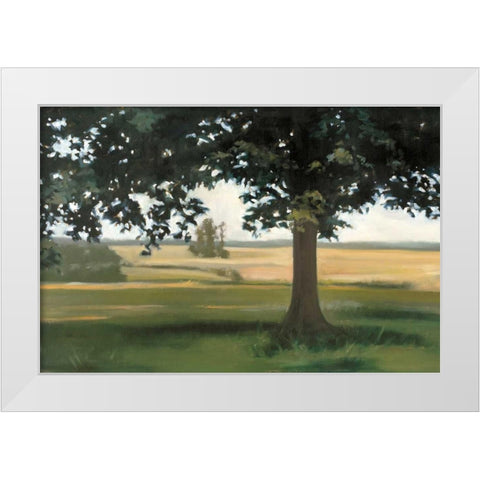 Hidden Pasture White Modern Wood Framed Art Print by Lightell, Megan