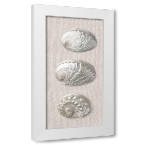 Opalescent I White Modern Wood Framed Art Print by Frank, Assaf
