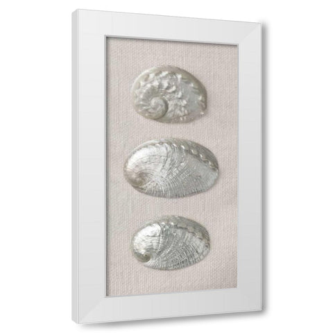 Opalescent II White Modern Wood Framed Art Print by Frank, Assaf