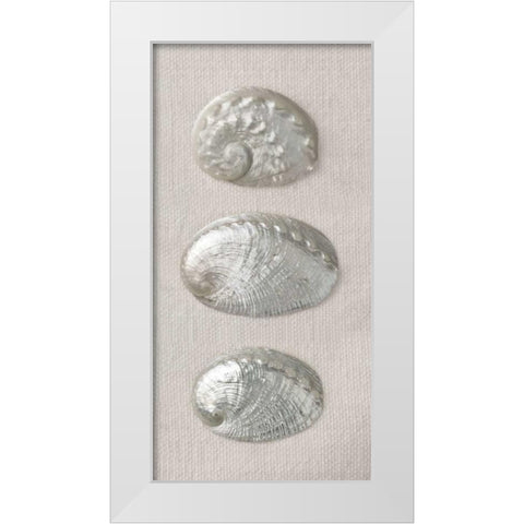 Opalescent II White Modern Wood Framed Art Print by Frank, Assaf