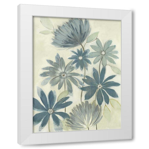 Opposites Attract I White Modern Wood Framed Art Print by Maria