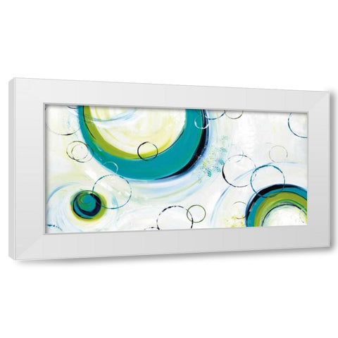 Satisfy My Soul White Modern Wood Framed Art Print by Hawkins, Julie