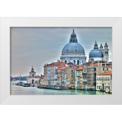 Venice Lately White Modern Wood Framed Art Print by Frank, Assaf