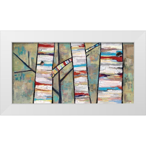 Converse White Modern Wood Framed Art Print by Swider, Staci