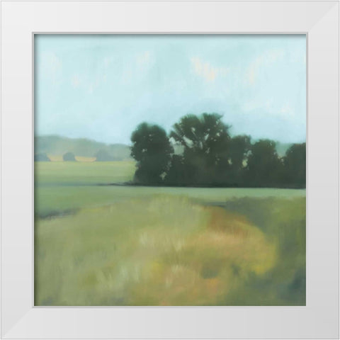 Late Days White Modern Wood Framed Art Print by Lightell, Megan