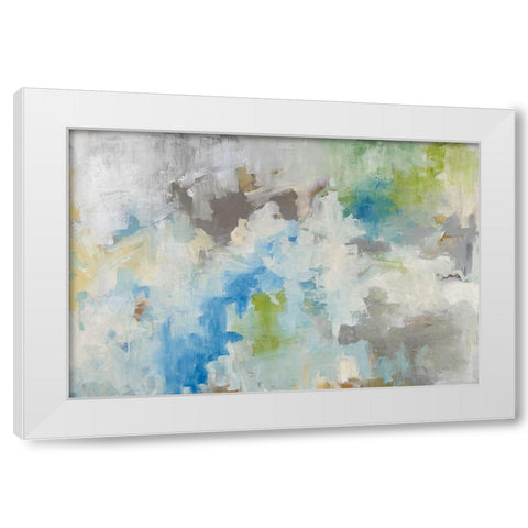 High Seas White Modern Wood Framed Art Print by Ellens, Jacqueline