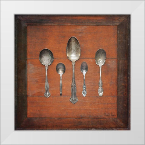 Meal Time II White Modern Wood Framed Art Print by Atria, Cristin