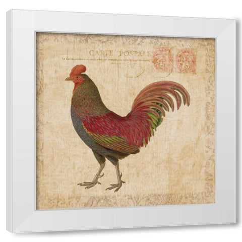 Early Riser II White Modern Wood Framed Art Print by Berg, Sabine