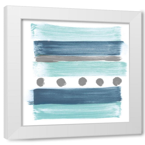 Beach Day I White Modern Wood Framed Art Print by Vindedzis, Rita