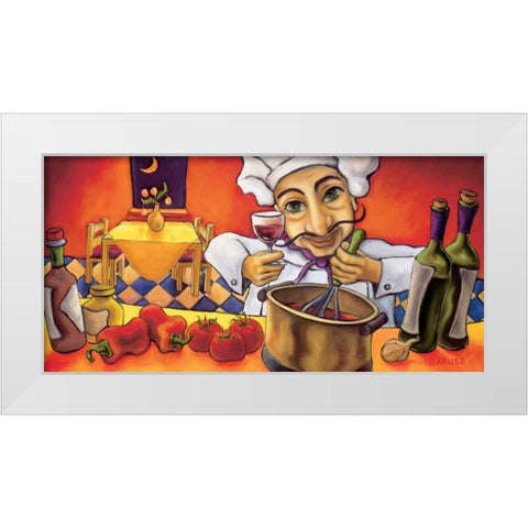 Maurice White Modern Wood Framed Art Print by Rafuse, Will