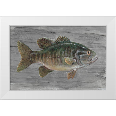 Clear Water Beauty White Modern Wood Framed Art Print by Fisk, Arnie