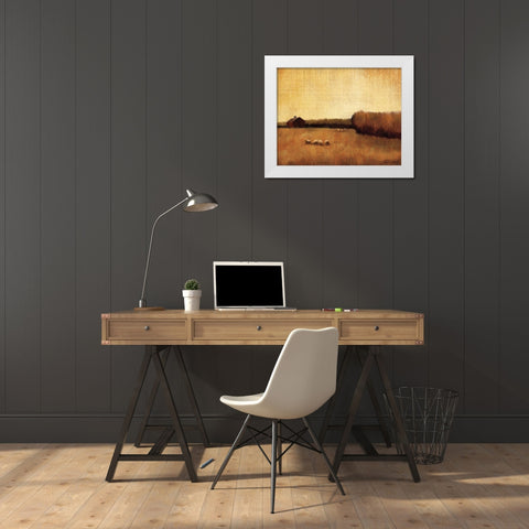 Open Range I White Modern Wood Framed Art Print by Venter, Tandi