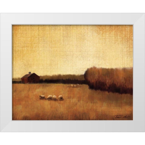 Open Range I White Modern Wood Framed Art Print by Venter, Tandi