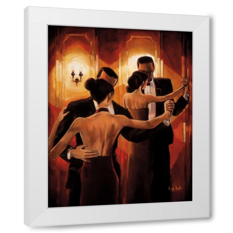 Tango Shop II White Modern Wood Framed Art Print by Biddle, Trish