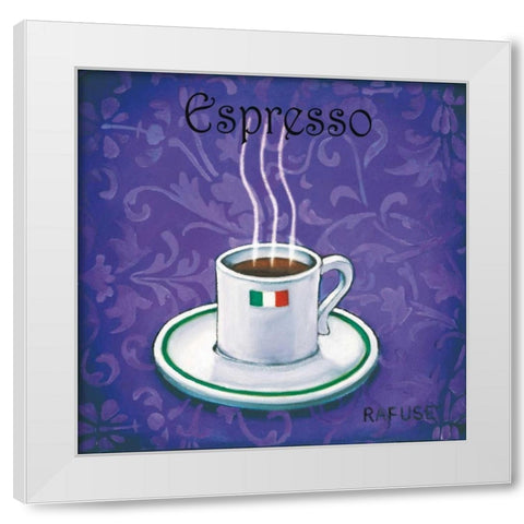 Espresso White Modern Wood Framed Art Print by Rafuse, Will