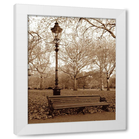 Restful Autumn II White Modern Wood Framed Art Print by Maihara/Watt, Jeff/Boyce