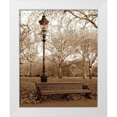 Restful Autumn II White Modern Wood Framed Art Print by Maihara/Watt, Jeff/Boyce
