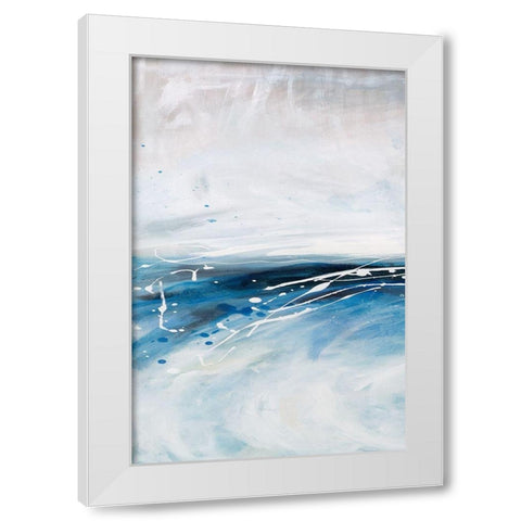 Cloud Pond I White Modern Wood Framed Art Print by Parker, Karen Lorena