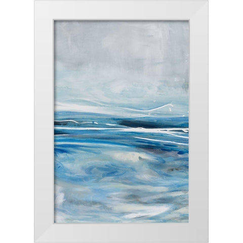 Cloud Pond III White Modern Wood Framed Art Print by Parker, Karen Lorena