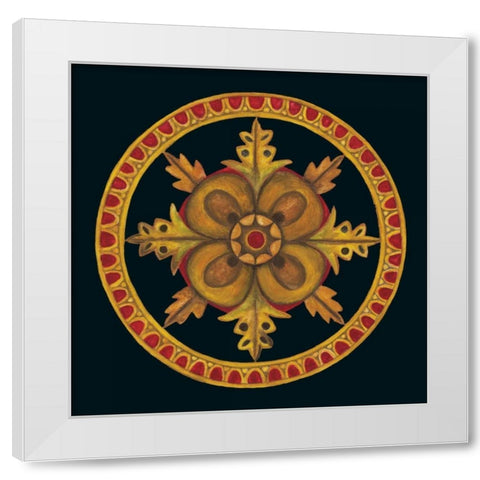 Rosette I White Modern Wood Framed Art Print by Anderson , Lee