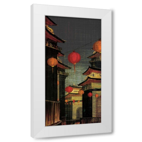 Lumiere I White Modern Wood Framed Art Print by Amori