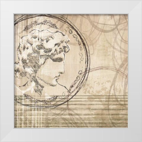 Neoclassic IV White Modern Wood Framed Art Print by Amori