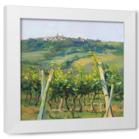 Flauvigny View White Modern Wood Framed Art Print by Debrosky, Christine