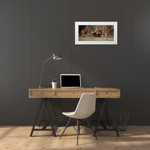 Bodegen White Modern Wood Framed Art Print by Dominguez, Goyo