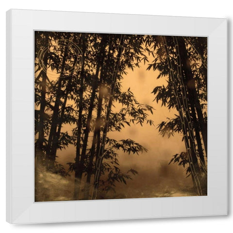 Shadow Play I White Modern Wood Framed Art Print by Endo, Madeleine