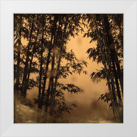 Shadow Play I White Modern Wood Framed Art Print by Endo, Madeleine