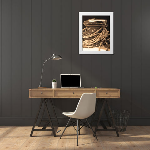 The Drasnin Nautical Series I White Modern Wood Framed Art Print by Gilboa, Marina Drasnin