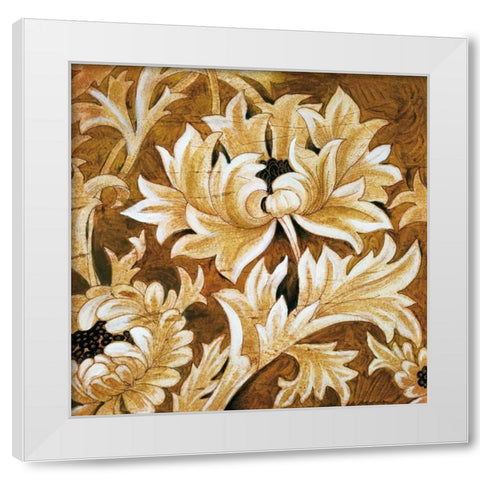 Jewel Tones White Modern Wood Framed Art Print by Jardine, Liz
