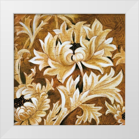 Jewel Tones White Modern Wood Framed Art Print by Jardine, Liz