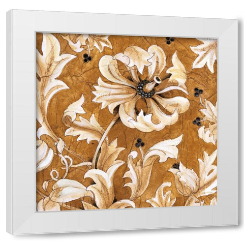 Jewel Tones White Modern Wood Framed Art Print by Jardine, Liz