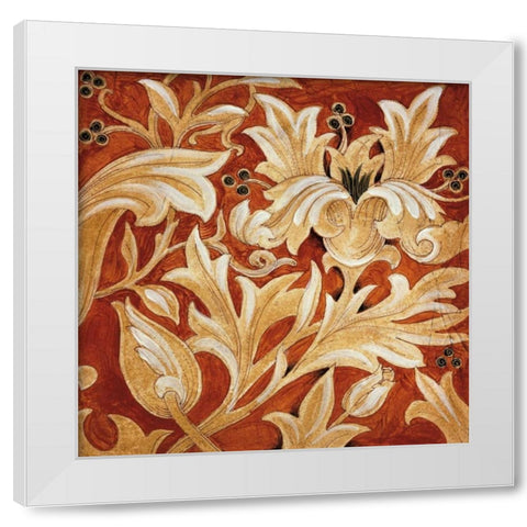 Jewel Tones White Modern Wood Framed Art Print by Jardine, Liz