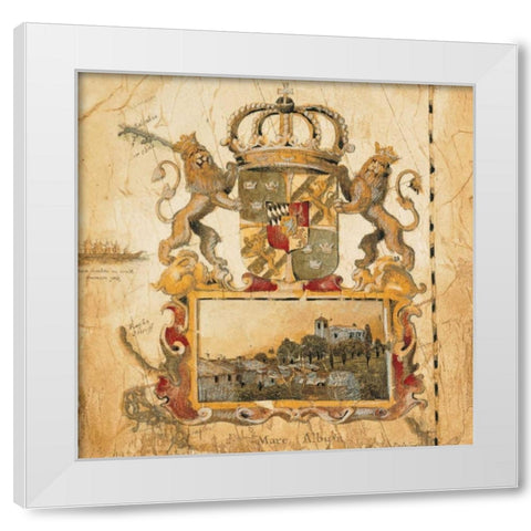 Terra Nova I White Modern Wood Framed Art Print by Jardine, Liz