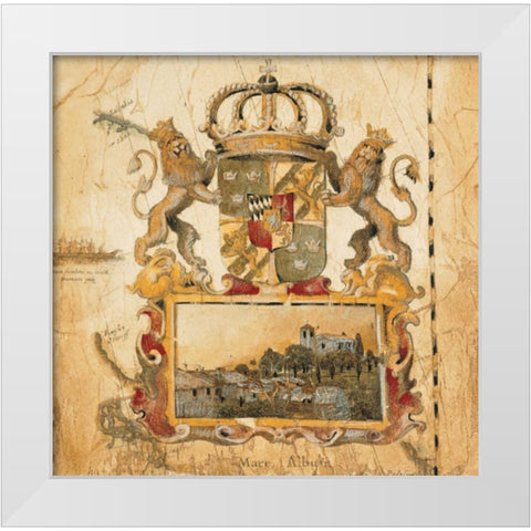 Terra Nova I White Modern Wood Framed Art Print by Jardine, Liz