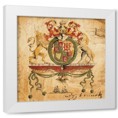 Terra Nova III White Modern Wood Framed Art Print by Jardine, Liz