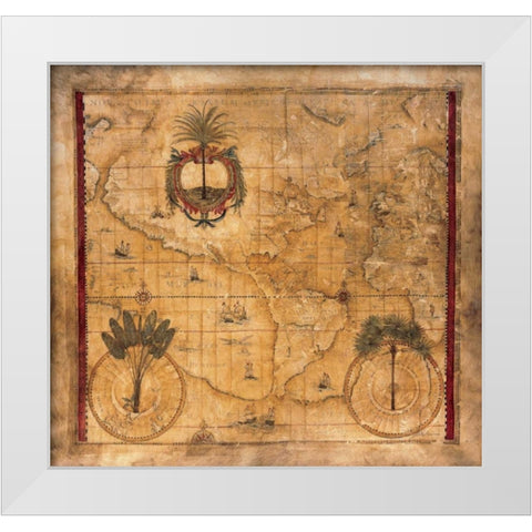 Nova Totius White Modern Wood Framed Art Print by Jardine, Liz