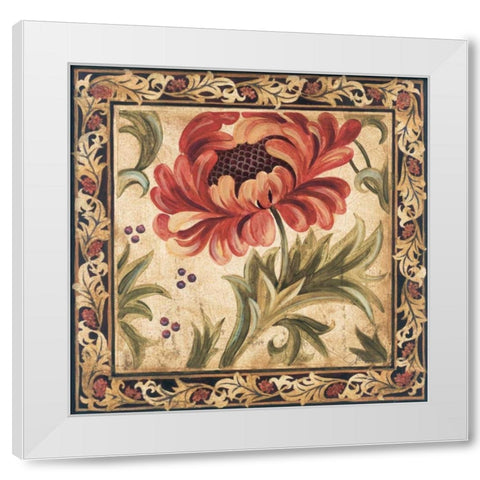 Floral Daydream II White Modern Wood Framed Art Print by Jardine, Liz