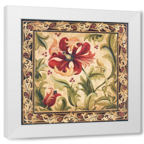 Floral Daydream III White Modern Wood Framed Art Print by Jardine, Liz