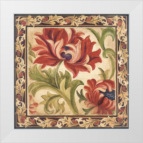 Floral Daydream IV White Modern Wood Framed Art Print by Jardine, Liz