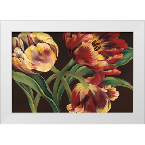 Wake Me In The Morning White Modern Wood Framed Art Print by Mulder, Sarah
