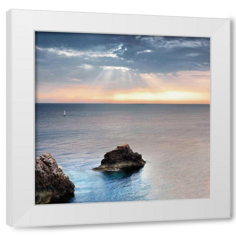 At A Standstill White Modern Wood Framed Art Print by Mori, Sergi