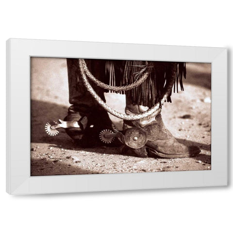 Standing White Modern Wood Framed Art Print by OMara, James