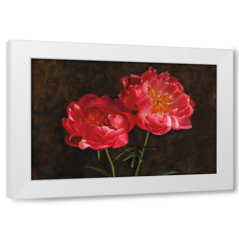 Romance White Modern Wood Framed Art Print by Pahl, Janel