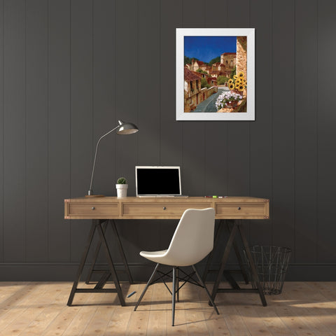Spring Fever White Modern Wood Framed Art Print by Archambault, Gilles