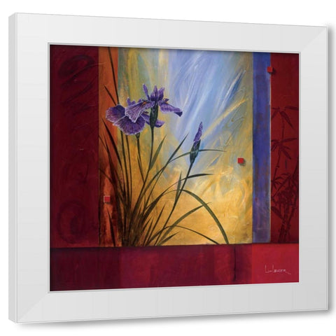 LEsprit Du Printemps White Modern Wood Framed Art Print by Li-Leger, Don